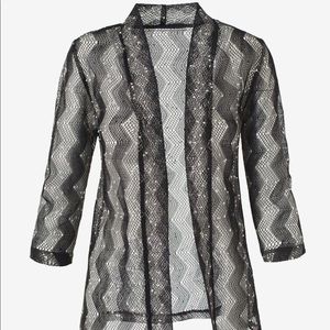 Chico’s sparkly chevron cardigan
